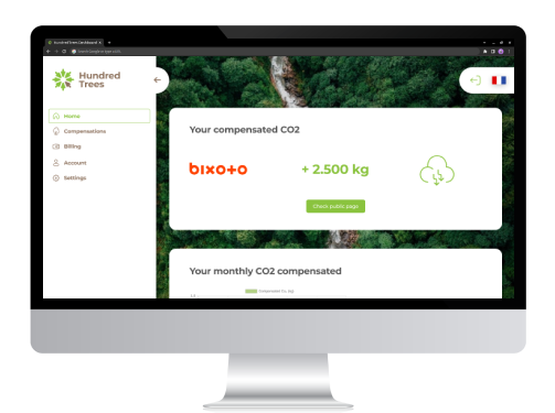 HundredTrees dashboard example